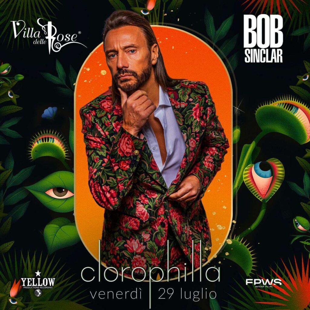 Bob Sinclar @ villa delle rose 29 luglio 2022
