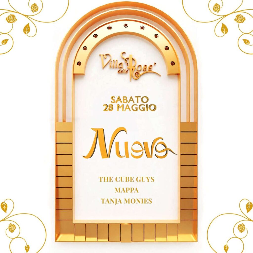 NUOVO @ villa delle rose sabato 28 maggio 2022