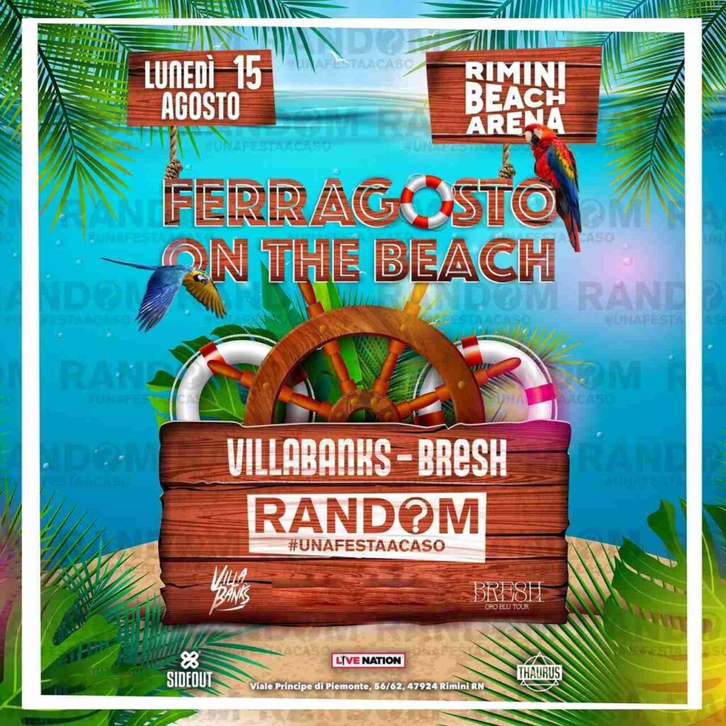 Ferragosto On The Beach @ Rimini Beach Arena 15 Agosto 2022