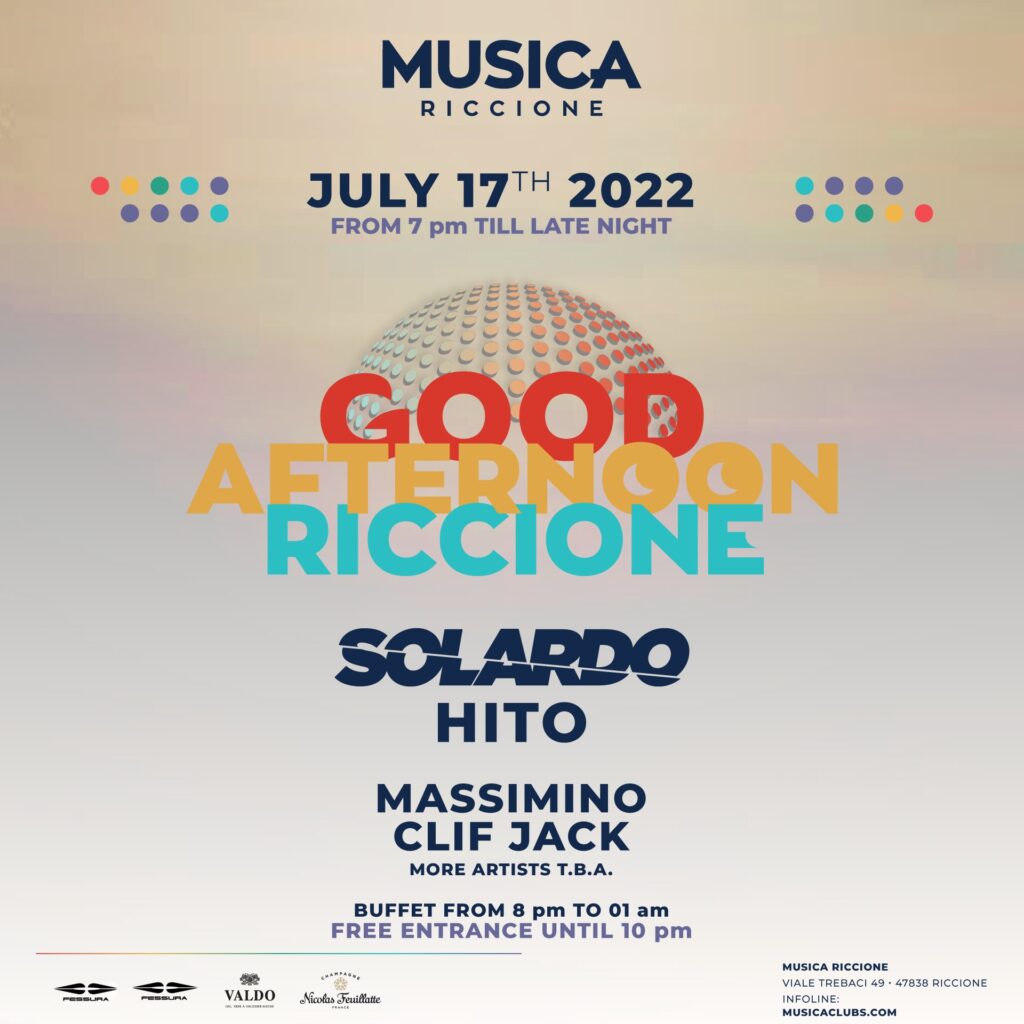 Good Afternoon Riccione @ Musica 17 Luglio 2022