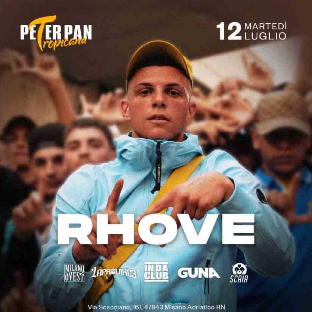 RHOVE @ Peter Pan Riccione 12 Luglio 2022