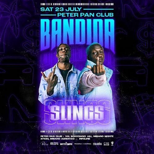 Slings @ Peter Pan Luglio 2022