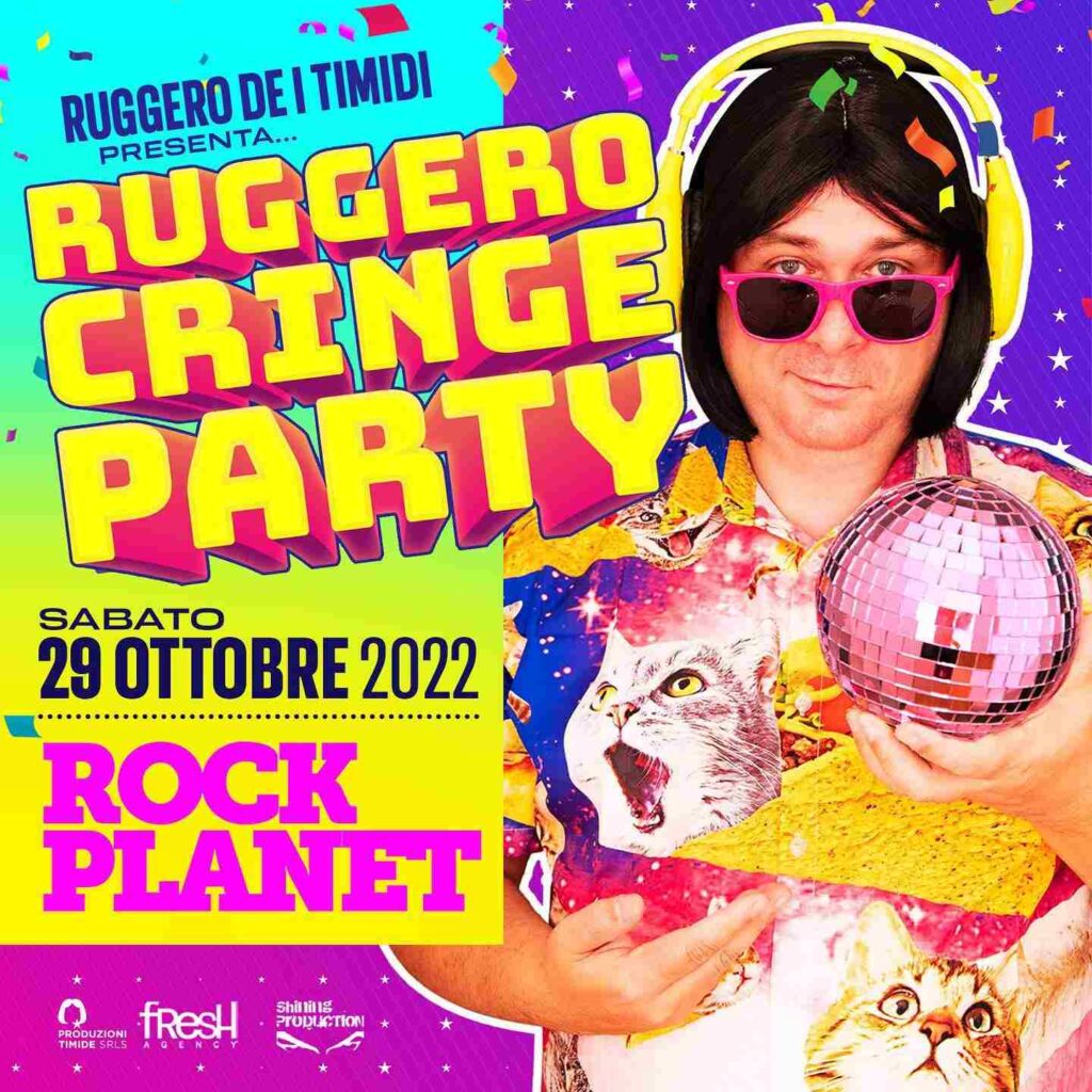 RUGGERO CRINGE PARTY @ rockplanet 29 10 22